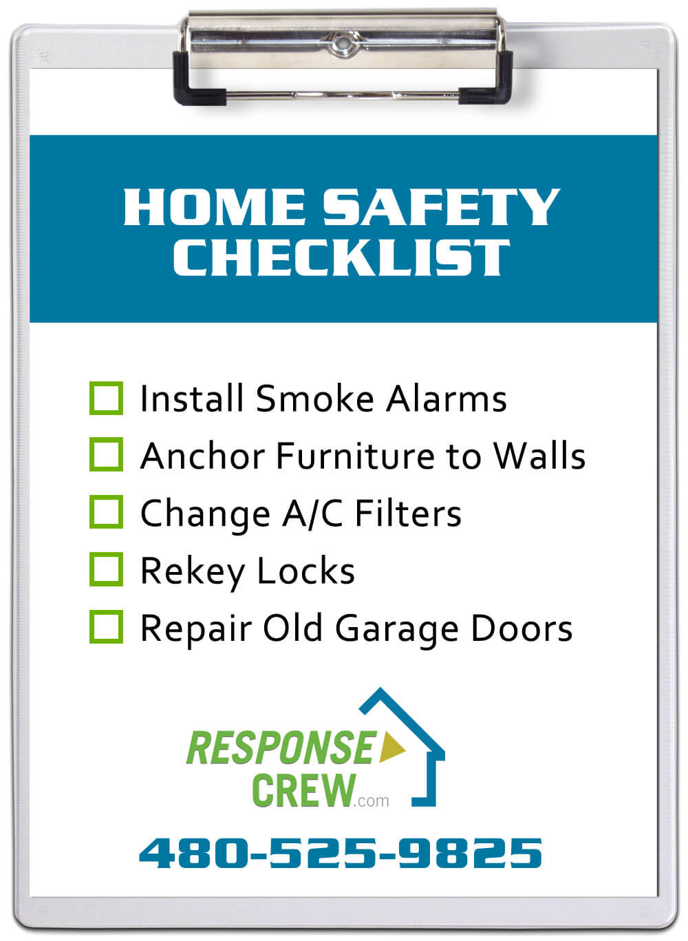 home safety services Response Crew helps customer with